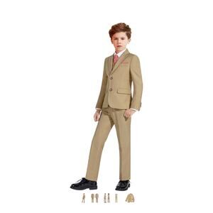 Almighty Magic Boys Slim Fit Suits Set Ring Bearer  Boy Wedding new size 14
